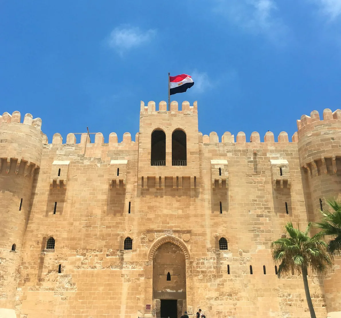 Qaitbay Citadel in Alexandria, Egypt